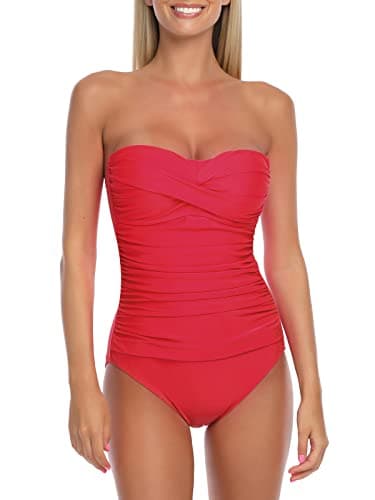 RELLECIGA Women's Strapless Swimsuit