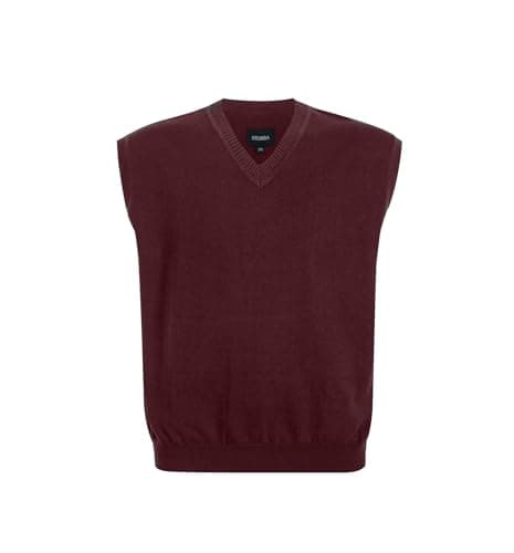 Krumba Men's Plus Size Oversized Sweater Vest V-Neck