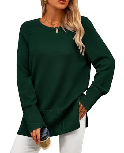 PRETTYGARDEN Women's Knit Long Sleeve Pullover Tunic Sweater