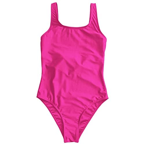 Modest Square Neck Athletic Bathing Suit for Women