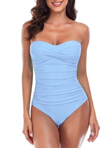 RELLECIGA Women's Strapless Swimsuit