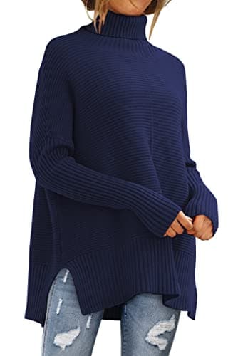 Women's Oversized Turtleneck Sweater
