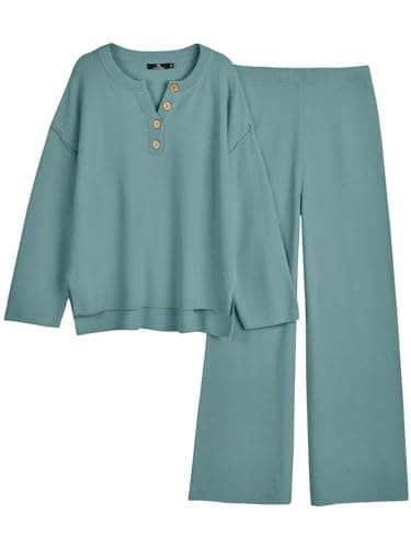 LILLUSORY Women's Oversized Slouchy 2-Piece Knit Lounge Set