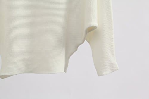 GABERLY Women's Boat Neck Batwing Dolman Knit Sweaters & Pullovers