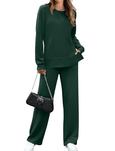 OFEEFAN Women's Travel Lounge Set - Wide Leg Tracksuit S-3XL