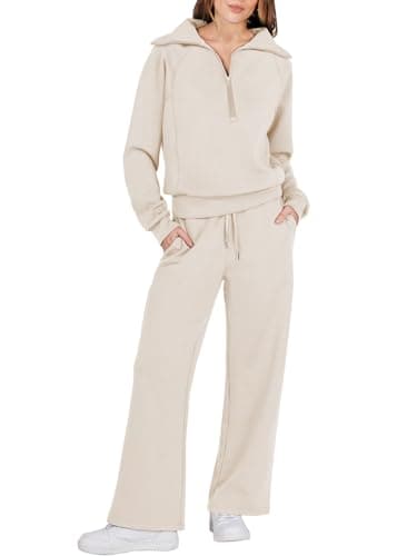 Caracilia Women's 2-Piece Fall Lounge Sweatsuit Set