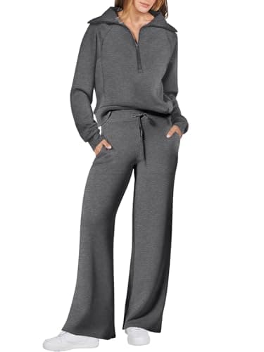 ANRABESS Women's Oversized Sweatshirt & Pants Fall Trendy Outfit 2025