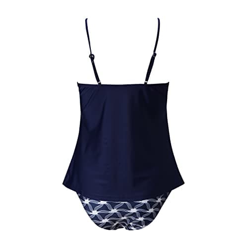 Maidsgop Women's High Waist Printed Strappy Bikini Set