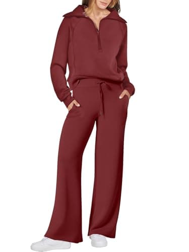 ANRABESS Women's Oversized Sweatshirt & Pants Fall Trendy Outfit 2025