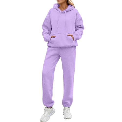 Oversized Long Sleeve Sweatsuit Sets for Women