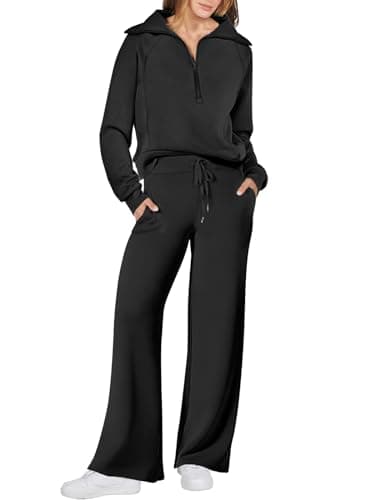 ANRABESS Women's Oversized Sweatshirt & Pants Fall Trendy Outfit 2025
