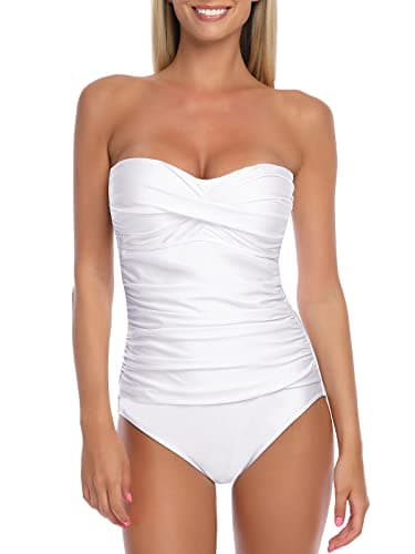 RELLECIGA Women's Strapless Swimsuit