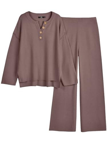 LILLUSORY Women's Oversized Slouchy 2-Piece Knit Lounge Set