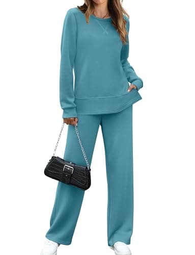 OFEEFAN Women's Travel Lounge Set - Wide Leg Tracksuit S-3XL