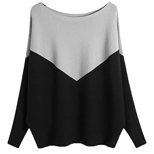 Women's Boat Neck Oversized Sweaters