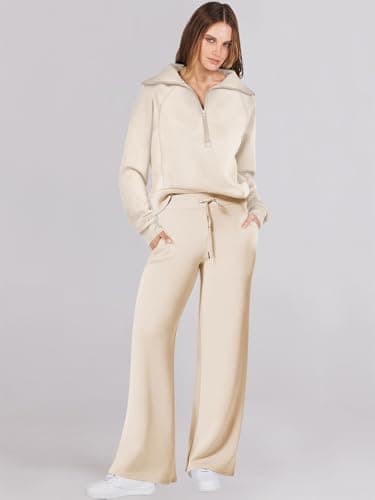 Caracilia Women's 2-Piece Fall Lounge Sweatsuit Set