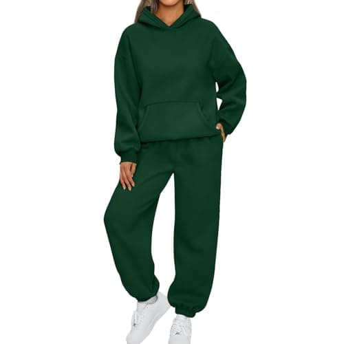 Oversized Long Sleeve Sweatsuit Sets for Women