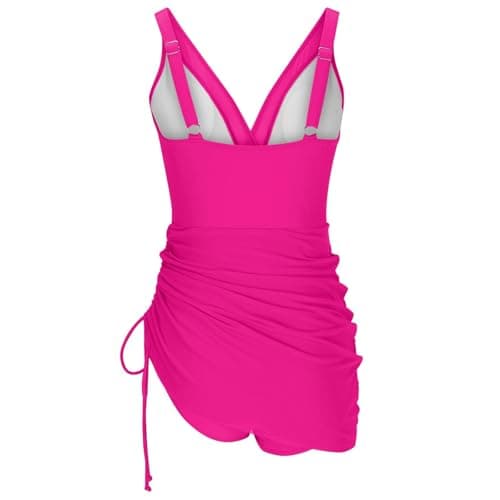 Curvy Modest Mesh One Piece Swimsuit with Tummy Control 2025