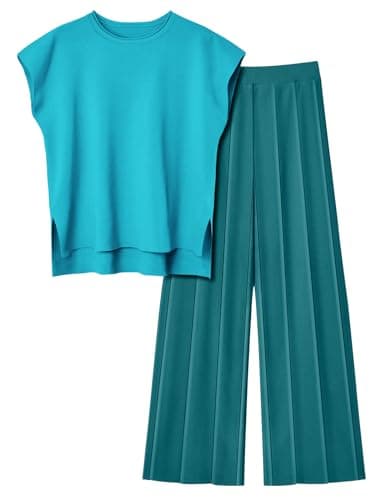 LILLUSORY Women's 2 Piece Spring Knit Tracksuit for Summer 2025
