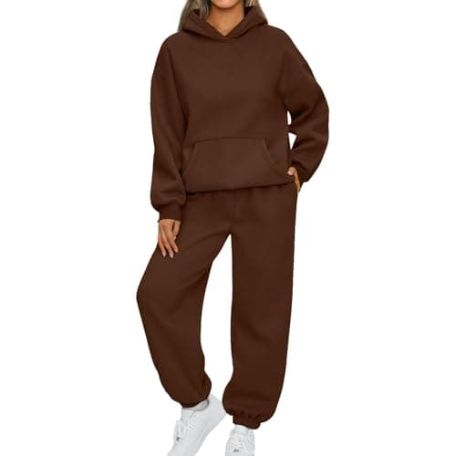 Oversized Long Sleeve Sweatsuit Sets for Women