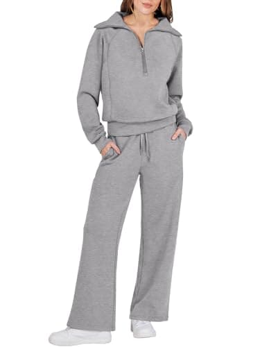Caracilia Women's 2-Piece Fall Lounge Sweatsuit Set
