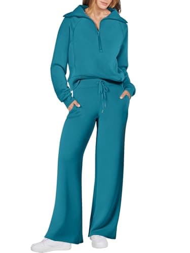 ANRABESS Women's Oversized Sweatshirt & Pants Fall Trendy Outfit 2025