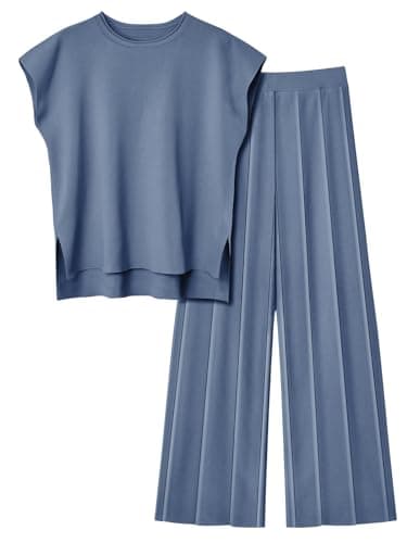 LILLUSORY Women's 2 Piece Spring Knit Tracksuit for Summer 2025
