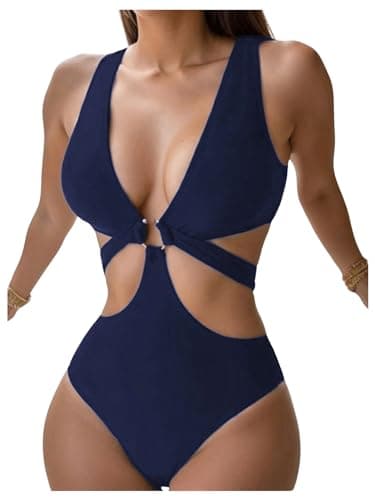 High Backless One Piece Swimsuit for Women