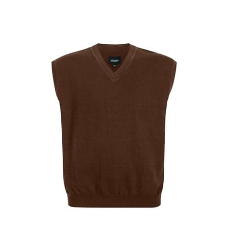 Krumba Men's Plus Size Oversized Sweater Vest V-Neck