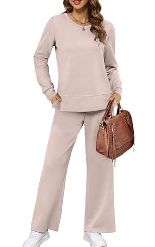XIEERDUO Women's Wide Leg Tracksuit - Casual Fall Outfits S-3XL