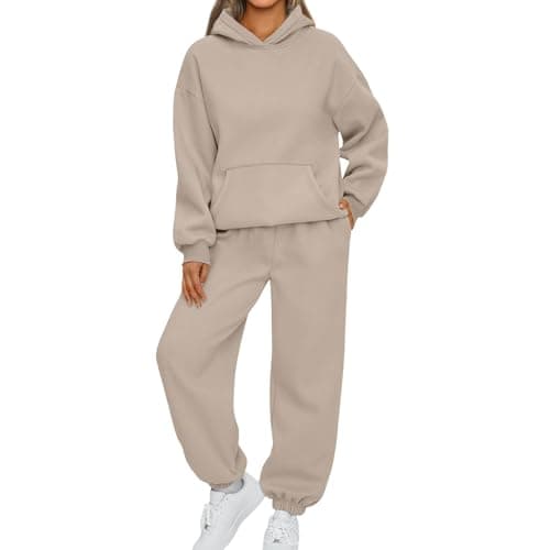 Oversized Long Sleeve Sweatsuit Sets for Women