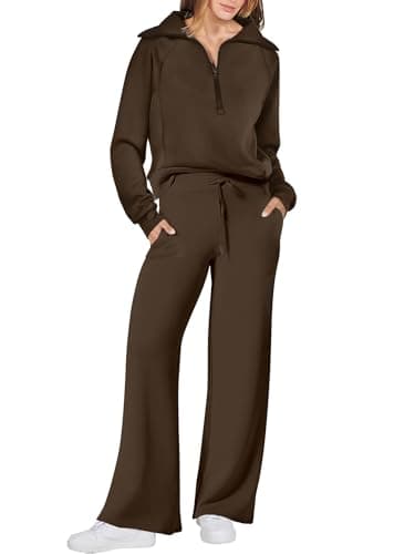 Caracilia Women's 2-Piece Fall Lounge Sweatsuit Set