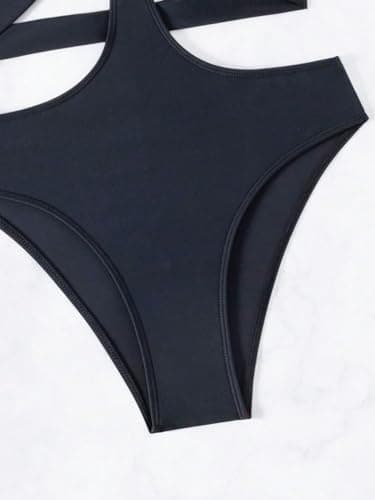 High Backless One Piece Swimsuit for Women