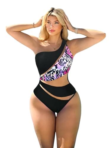 Cut Out One Piece Swimsuit for Women