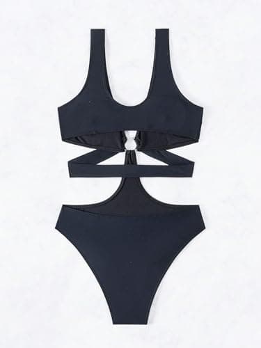 High Backless One Piece Swimsuit for Women