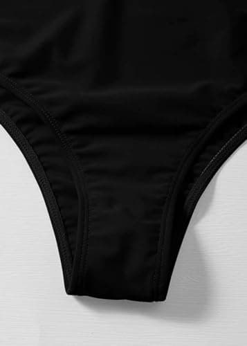 Hilinker Women's High Waisted Cutout Monikini Swimsuit