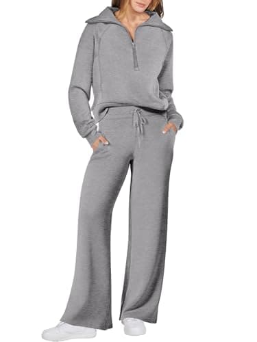 ANRABESS Women's Oversized Sweatshirt & Pants Fall Trendy Outfit 2025