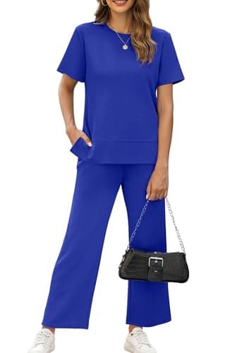 XIEERDUO Women's Comfortable 2-Piece Travel Outfit for Vacation and Airport Lounges S-3XL
