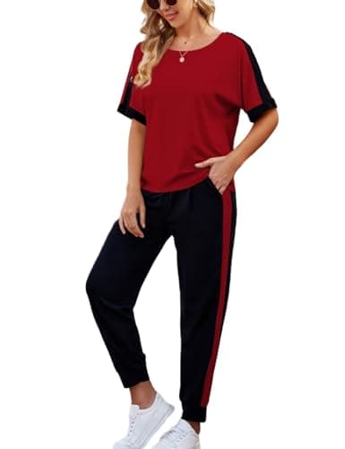 VIMPUNEC Woman Summer Casual Lounge Sets Soft Sweatsuits Trendy