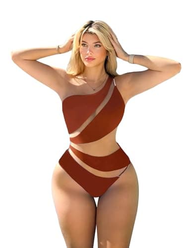 Cut Out One Piece Swimsuit for Women