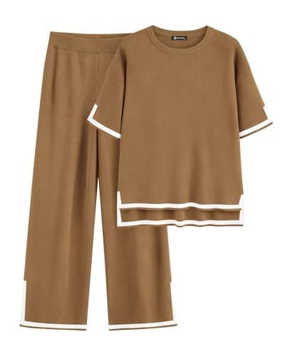 PrettyGarden Women's 2025 Spring Summer Matching Sweater Knit Outfits