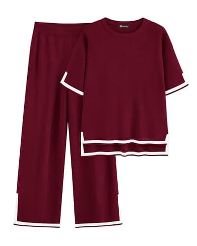 PrettyGarden Women's 2025 Spring Summer Matching Sweater Knit Outfits
