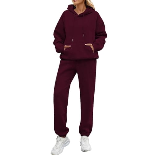 Oversized Long Sleeve Sweatsuit Sets for Women