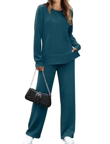OFEEFAN Women's Travel Lounge Set - Wide Leg Tracksuit S-3XL