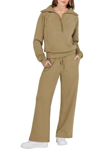 Caracilia Women's 2-Piece Fall Lounge Sweatsuit Set