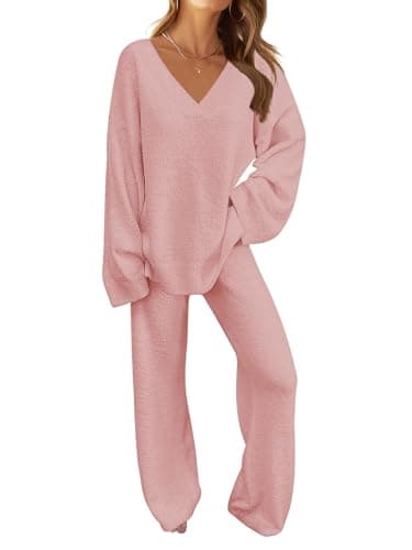 Women's Fuzzy Fleece Pajama Set