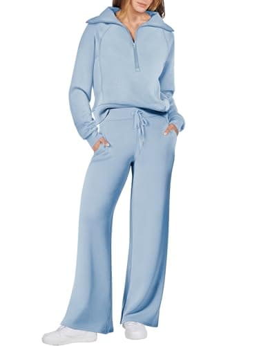 ANRABESS Women's Oversized Sweatshirt & Pants Fall Trendy Outfit 2025