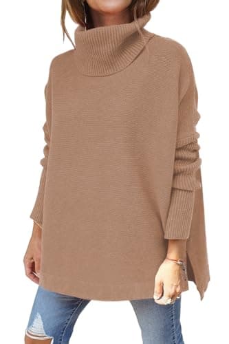 Women's Oversized Turtleneck Sweater