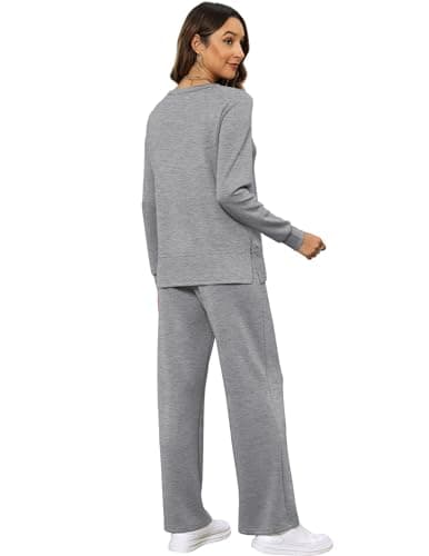 XIEERDUO Women's Wide Leg Tracksuit - Casual Fall Outfits S-3XL