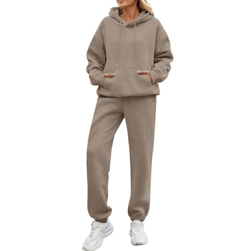 Oversized Long Sleeve Sweatsuit Sets for Women